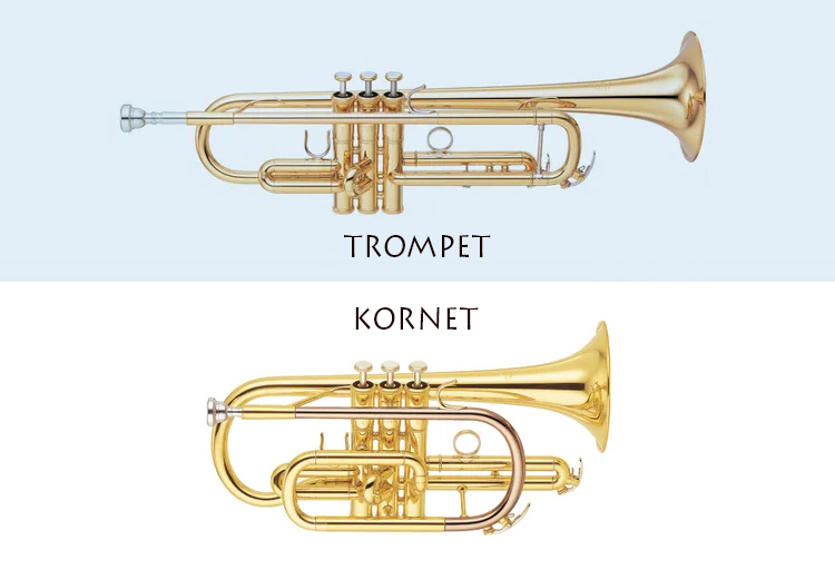 Trompet ile kornet arasında ne fark var?