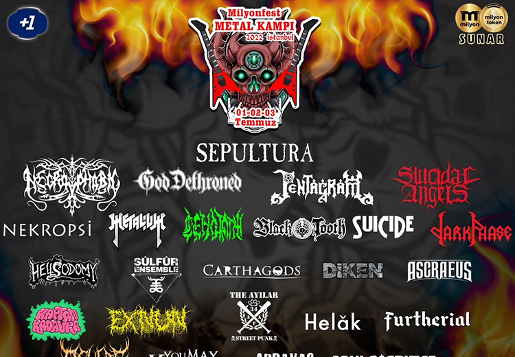 Dünyaca ünlü metal grupları İstanbul'da buluşuyor