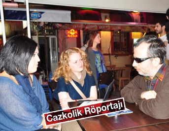 İzmir konseri öncesinde İzmir Cazkolik ekibinden arkadaşlarımız Muammer Ketencoğlu ile buluştu.