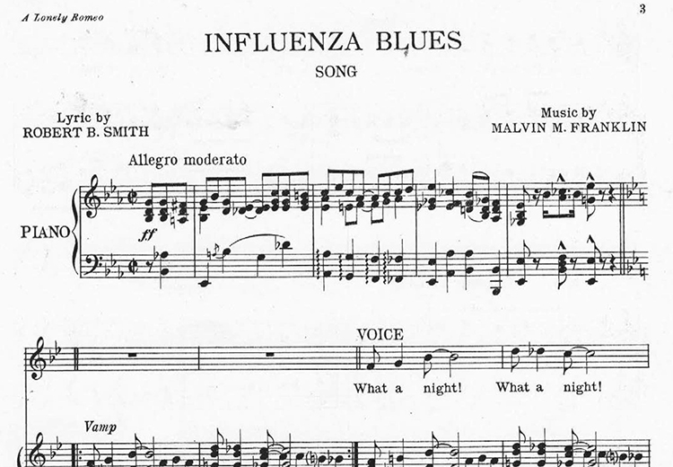 1918 yılındaki İspanyol Gribi salgınının müzik sektörü üzerindeki etkisi neydi?