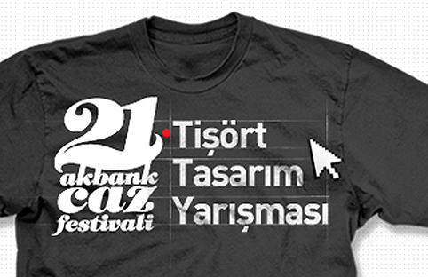 Tasarımım iyidir diyorsanız işte size fırsat! 21. Akbank Caz Festivali tişörtünü sen tasarla!
