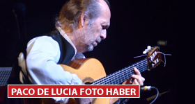 29 Kasım akşamı İş Sanat sahnesi flamenko gitar efsanesi Paco De Lucia`yı ağırladı. Biletleri günler önce biten konser izleyenler açısından harika anlara sahne oldu.
