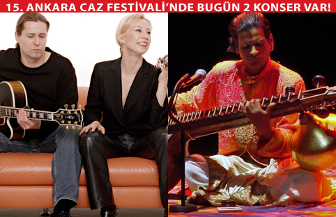 15. Ankara Caz Festivali`nde iki konser birden var: Raghunath Manet ve Michaela Rabitsch & Robert Pawlik