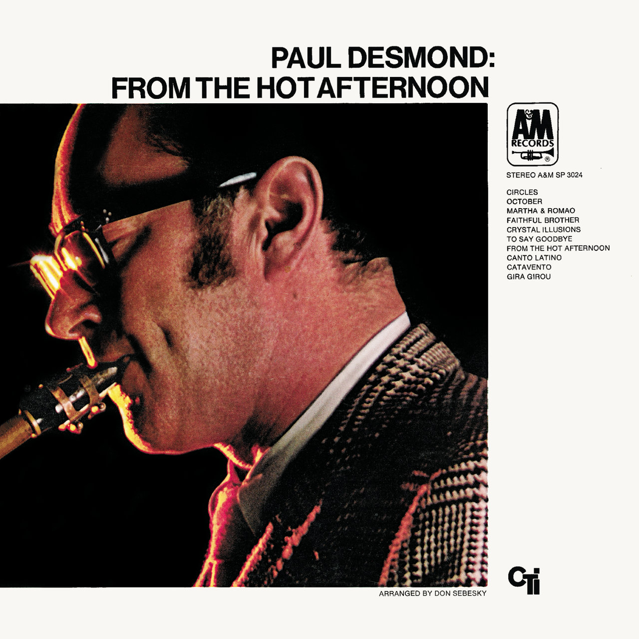 Günün Albümü: Paul Desmond "From The Hot Afternoon" (1969)