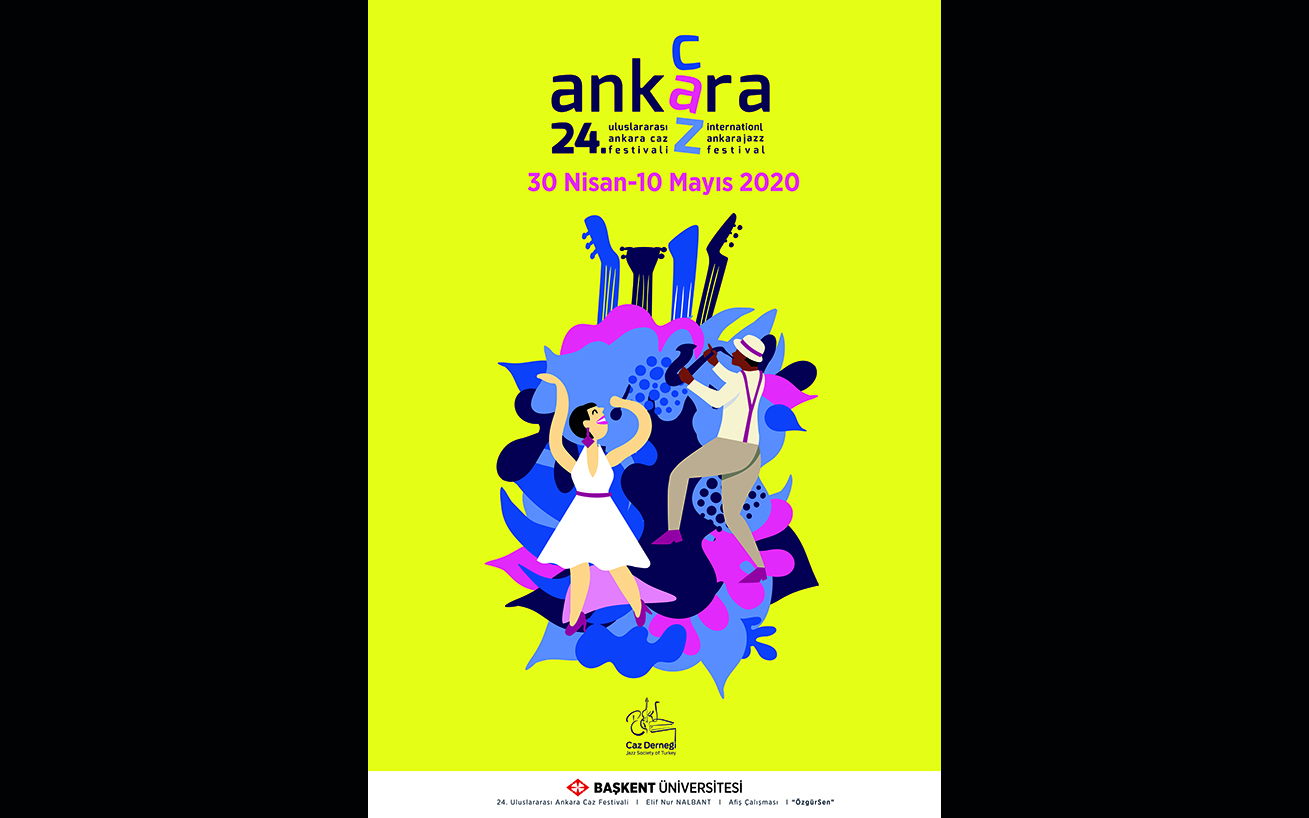 24. Uluslararası Ankara Caz Festivali Afiş Yarışması Sergisi
