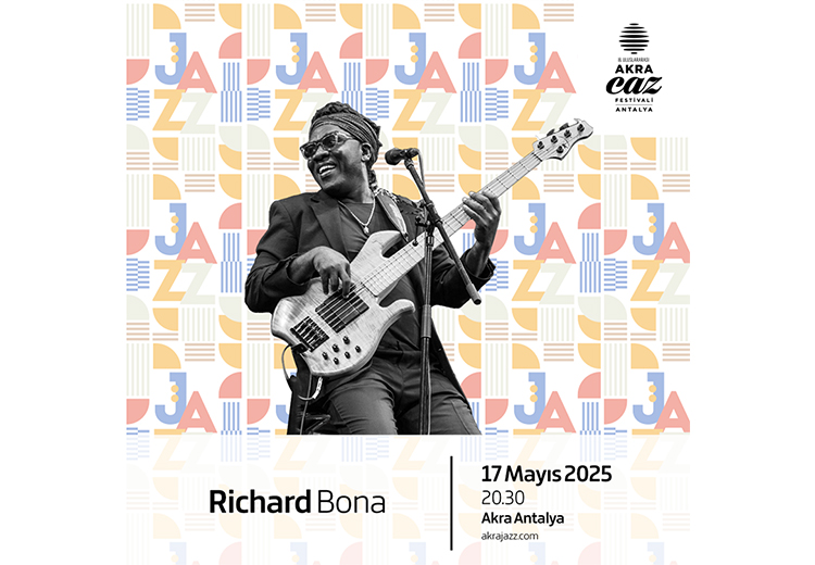Richard Bona Akra Caz Festivali'ne okyanusu aradan kaldıran ritmleriyle geliyor